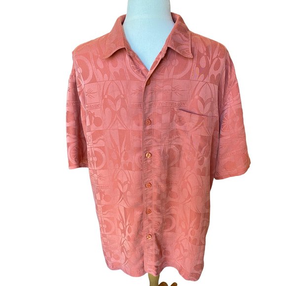 Harley-Davidson w/ Tori Richard Other - Men’s HARLEY DAVIDSON Tori Richard Hologram Button Shirt-size XL